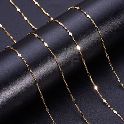 3.28 Feet Brass Link Chains X-CHC-T007-01G-1