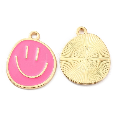 Alloy Enamel Pendants ENAM-D051-18G-04-1