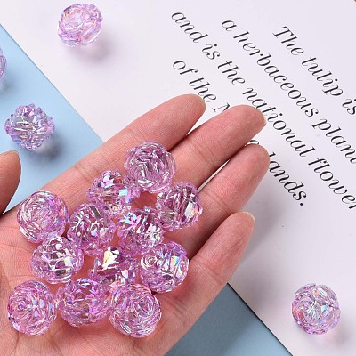Transparent Acrylic Beads TACR-S154-31C-935-1