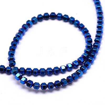 Electroplate Non-magnetic Synthetic Hematite Beads Strands G-I095-M-1