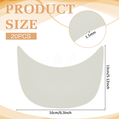 Plastic Hat Brim Board for Peaked Cap KY-WH0036-117-1