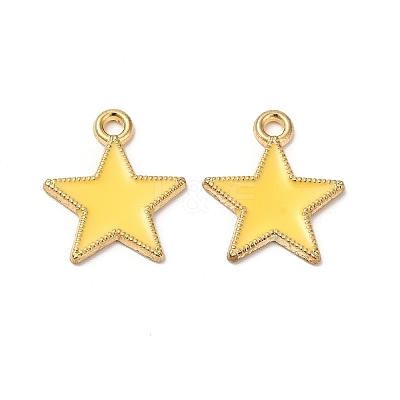 Alloy Enamel Pendants ENAM-C005-01G-04-1