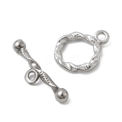 304 Stainless Steel Toggle Clasps STAS-Z179-03P-1