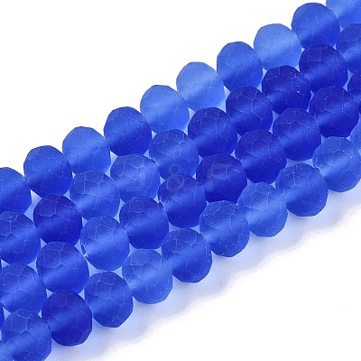 Transparent Glass Beads Strands EGLA-A044-T8mm-MD31-1