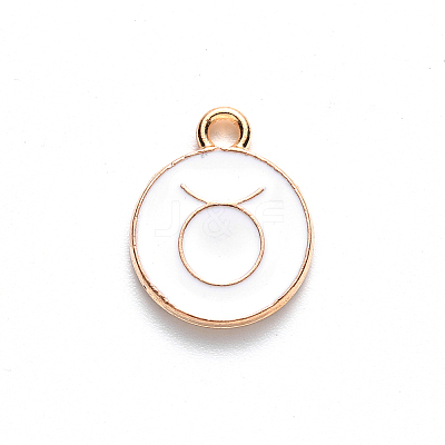 Alloy Enamel Pendants X-ENAM-S124-01A-04C-1
