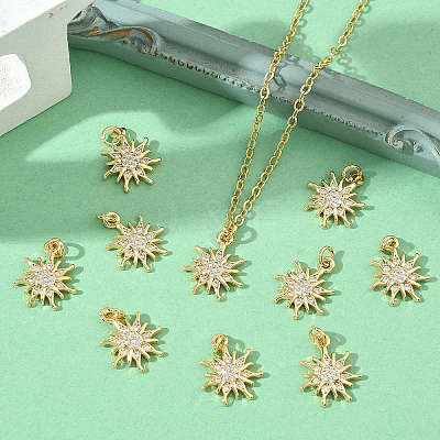 SHEGRACE Brass Clear Cubic Zirconia Pendants XGRQ3K123-534G-1