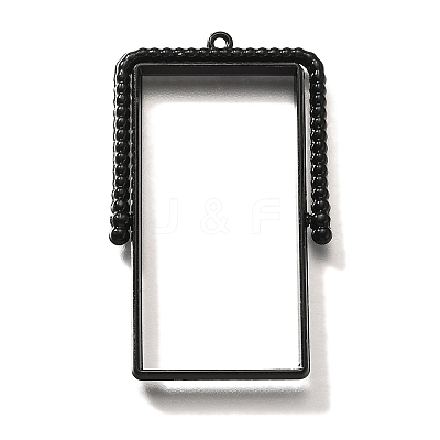 Alloy Open Back Bezel Pendants PALLOY-I223-07EB-1
