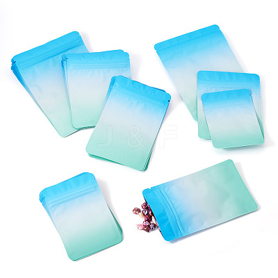 100Pcs 4 Styles PET Zipper Bags OPP-TA0001-19D-1
