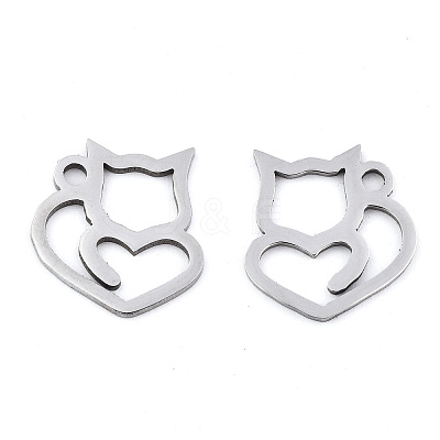 Non-Tarnish 201 Stainless Steel Charms STAS-S081-061-1