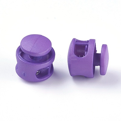 Plastic Spring Cord Locks FIND-WH0039-01F-1