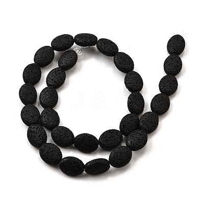 Dyed Natural Lava Rock Beads Strands G-A264-A02-01B-1