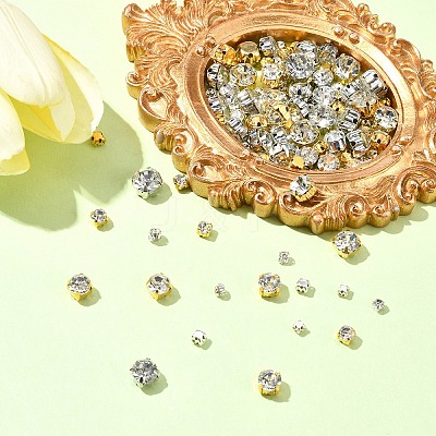 340Pcs 10 Styles Sew on Rhinestone KK-YW0002-36-1