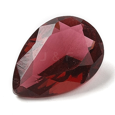 Pointed Back Glass Rhinestone Cabochons GLAA-B012-32C-1