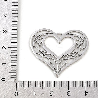 201 Stainless Steel Pendants STAS-I344-05P-01-1