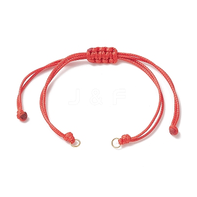 Braided Waxed Polyester Cord AJEW-JB01153-02-1