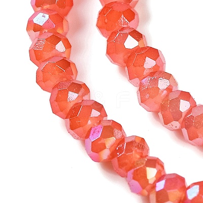 Baking Electroplate Glass Beads Strands DGLA-A039-J2mm-BM-1