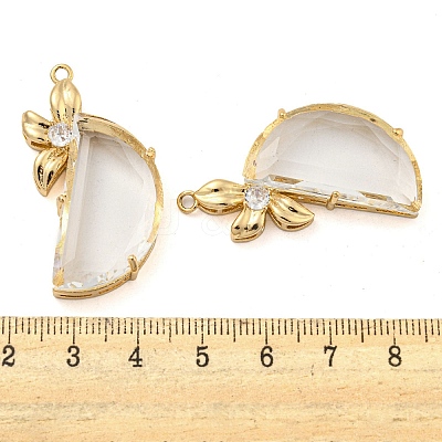 Brass with Glass Pendant FIND-Z044-12C-1
