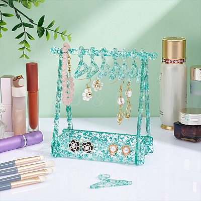 Transparent Acrylic Earring Display Stand EDIS-HY0001-03A-1