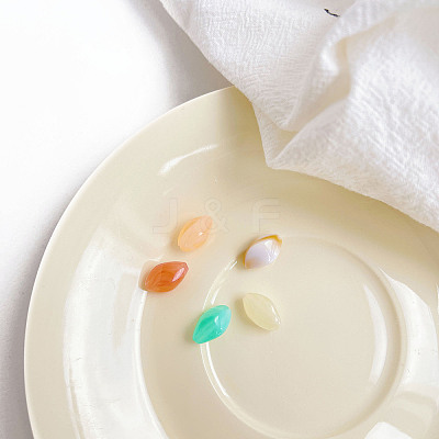 Opaque Acrylic Beads X-OACR-K008-33-1