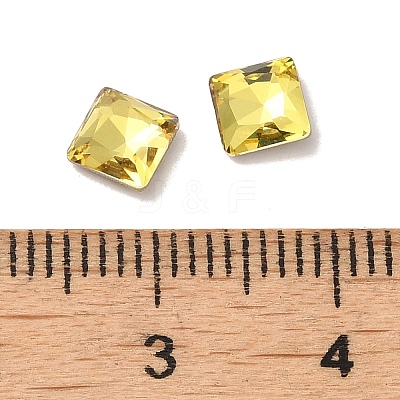 Glass Rhinestone Cabochons RGLA-P037-06A-D226-1