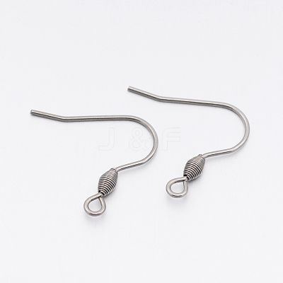 Tarnish Resistant 304 Stainless Steel Earring Hooks X-STAS-E074-42-1
