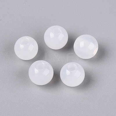 Natural White Agate Beads G-Q602-08B-01-1