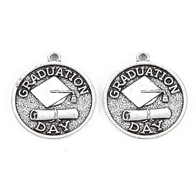 Tibetan Style Alloy Pendants TIBE-S323-106AS-RS-1