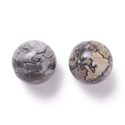 Natural Map Stone Beads G-D456-01-1