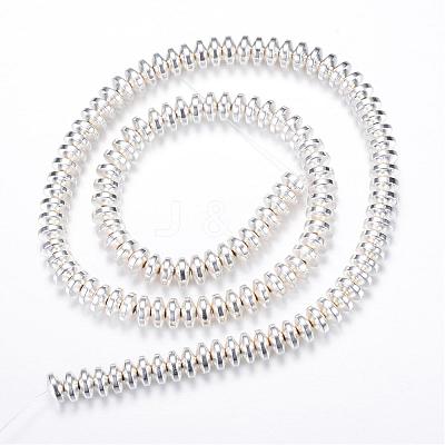 Electroplate Non-magnetic Synthetic Hematite Bead Strands G-Q465-19S-1