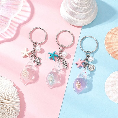 3 Pcs Acrylic Keychains KEYC-JKC01285-1