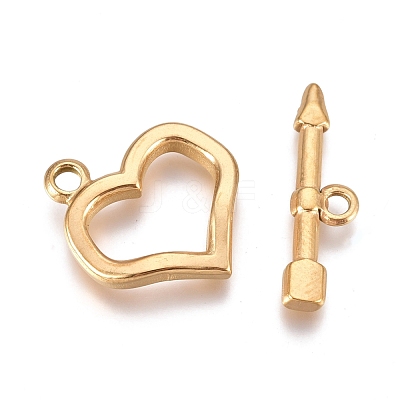 Ion Plating(IP) 304 Stainless Steel Toggle Clasps STAS-L247-002G-1