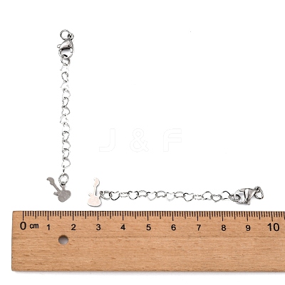 Tarnish Resistant 304 Stainless Steel Chain Extender FIND-JF00066-1