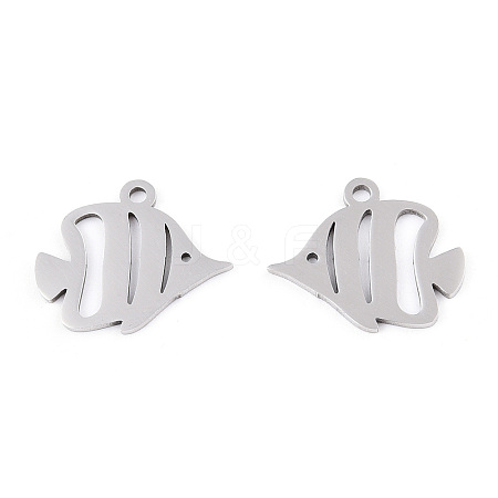 Non-Tarnish 201 Stainless Steel Pendants STAS-T052-49P-1