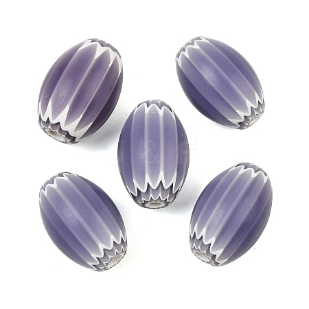 Handmade Millefiori Glass Beads GL-CBAAE72-01A-04-1