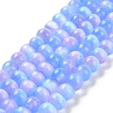 Natural Selenite Beads Strands G-P493-03D-1