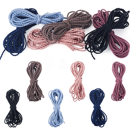 30M 6 Colors Polyester Elastic Cords EC-TA0001-07D-1