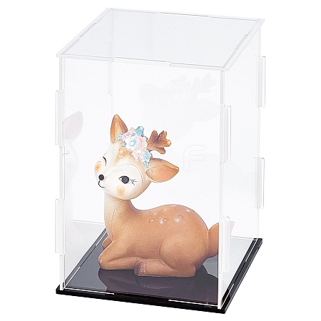 Assembled Transparent Acrylic Display Boxes CON-WH0081-07B-1