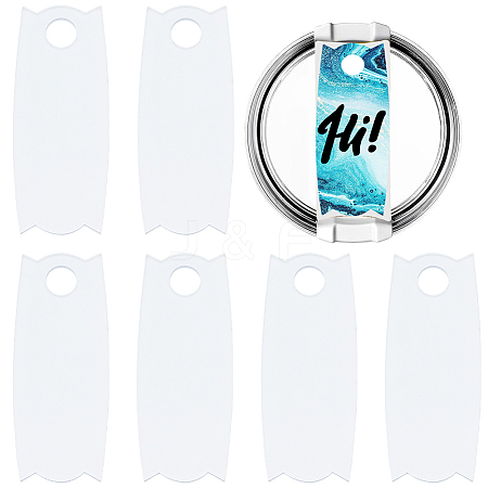 8Pcs Acrylic Heat Transfer Big Pendants FIND-SP0003-10D-1