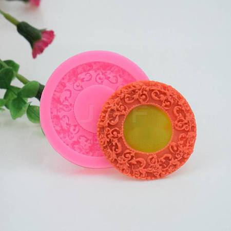Wreath Design DIY Food Grade Silicone Molds LS-AJEW-L054-21-1
