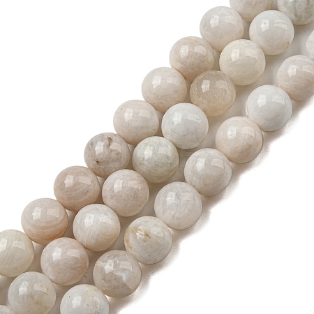 Natural Rainbow Moonstone Beads Strands G-N328-024-10mm-AB-1