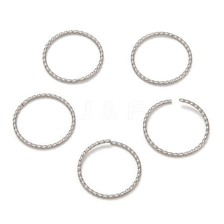 304 Stainless Steel Jump Rings STAS-L256-008P-1