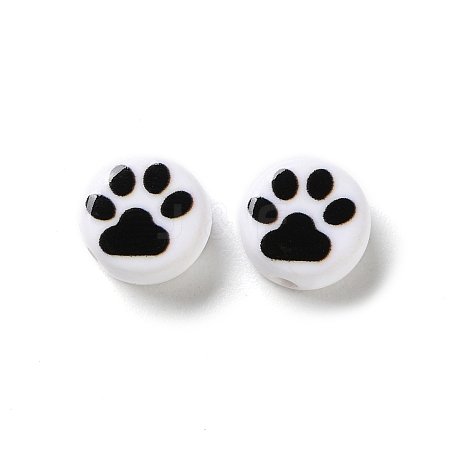 Opaque Acrylic Beads OACR-Z027-04A-02-1