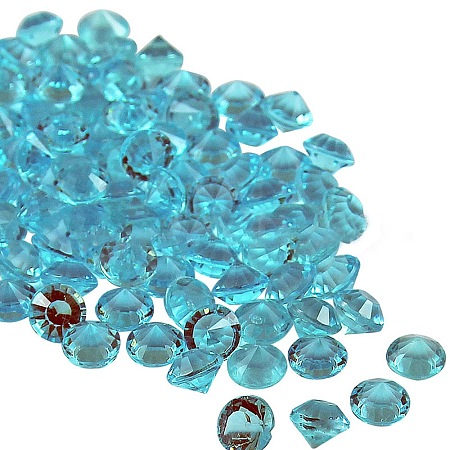 Acrylic Rhinestone Pointed Back Cabochons MRMJ-WH0081-26A-01-1