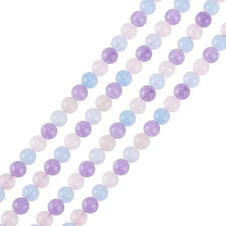 1 Strand Natural Aquamarine & Rose Quartz & Amethyst Beads Strands G-GO0001-52-1
