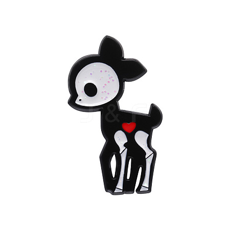 Black Alloy Brooches JEWB-CJC0012-06EB-06-1