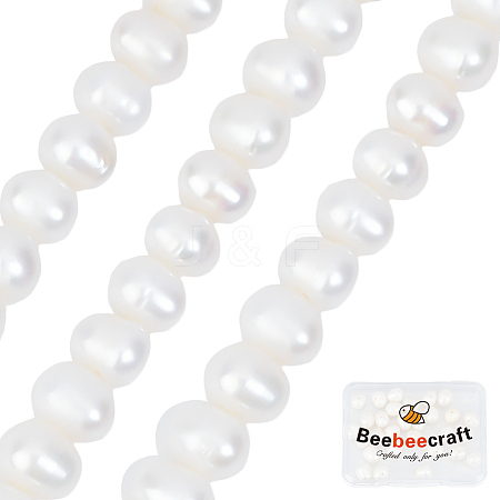 Beebeecraft 1 Strand Grade AA Natural Cultured Freshwater Pearl Beads Strands PEAR-BBC0001-15-1