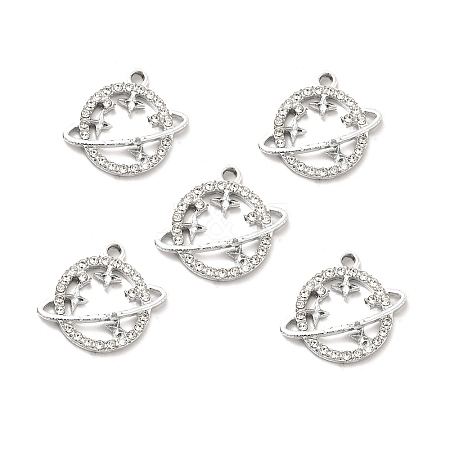 Alloy Rhinestone Pendants ALRI-C007-31P-1