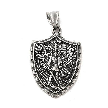 304 Stainless Steel Pendants LS-STAS-D091-08AS-1