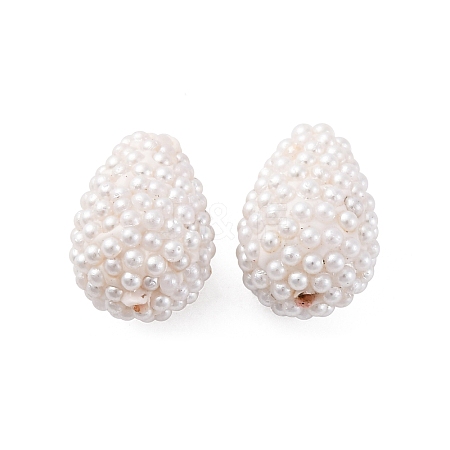 Handmade Polymer Clay Beads KK-F894-17-1