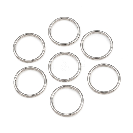 304 Stainless Steel Closed Jump Rings STAS-G393-06P-11-1